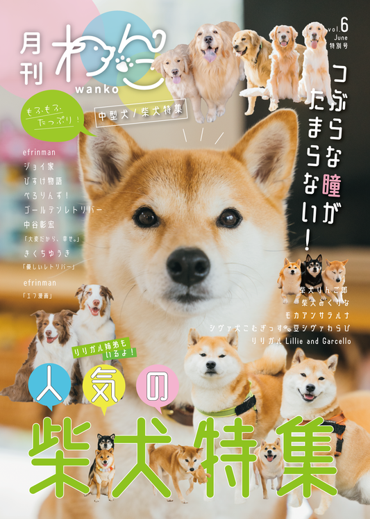 月刊わんこ vol.6「中型犬／柴犬特集」